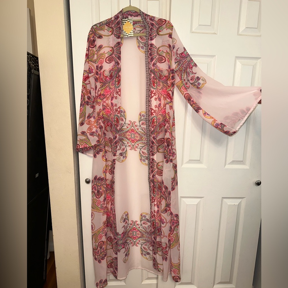Karen-T Long Printed Kimono